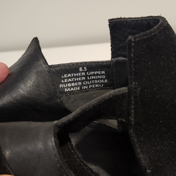 Able Suede booties 8.5 black - Picture 5 of 6